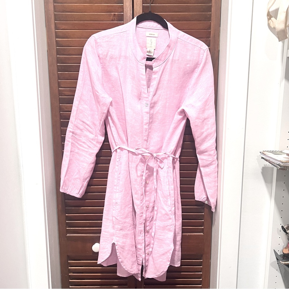 Joie Linen Shirt Dress NWT